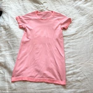 Pink swiftly tech short sleeve